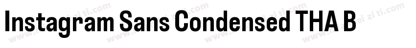Instagram Sans Condensed THA Bold字体转换